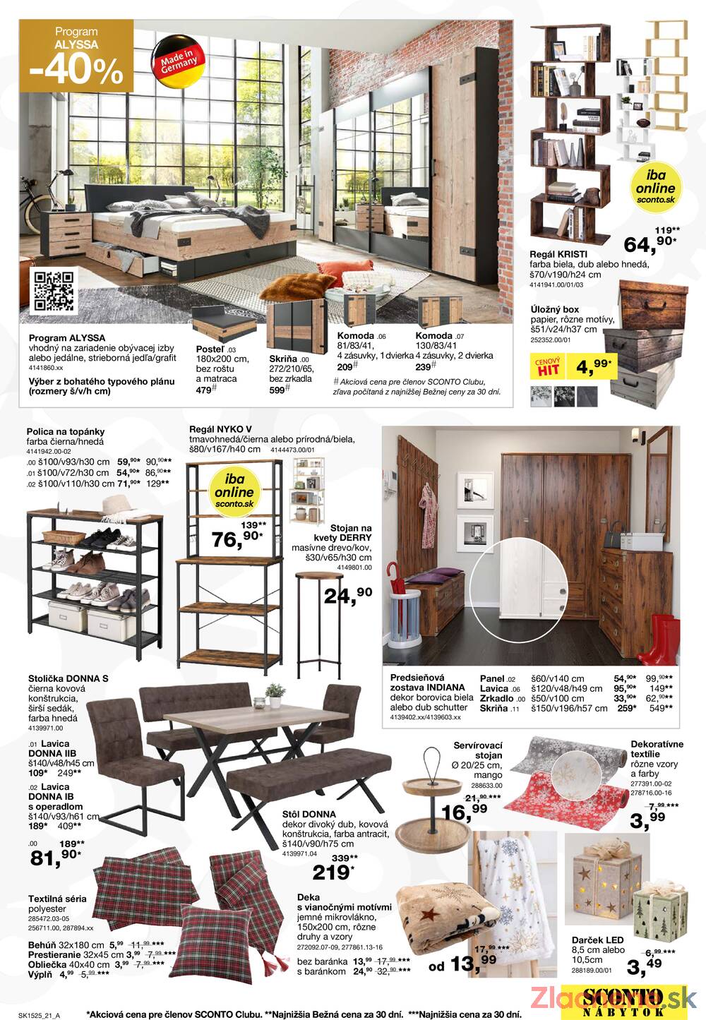 Leták SCONTO nábytok
platný do 21.12.2025 - strana 21