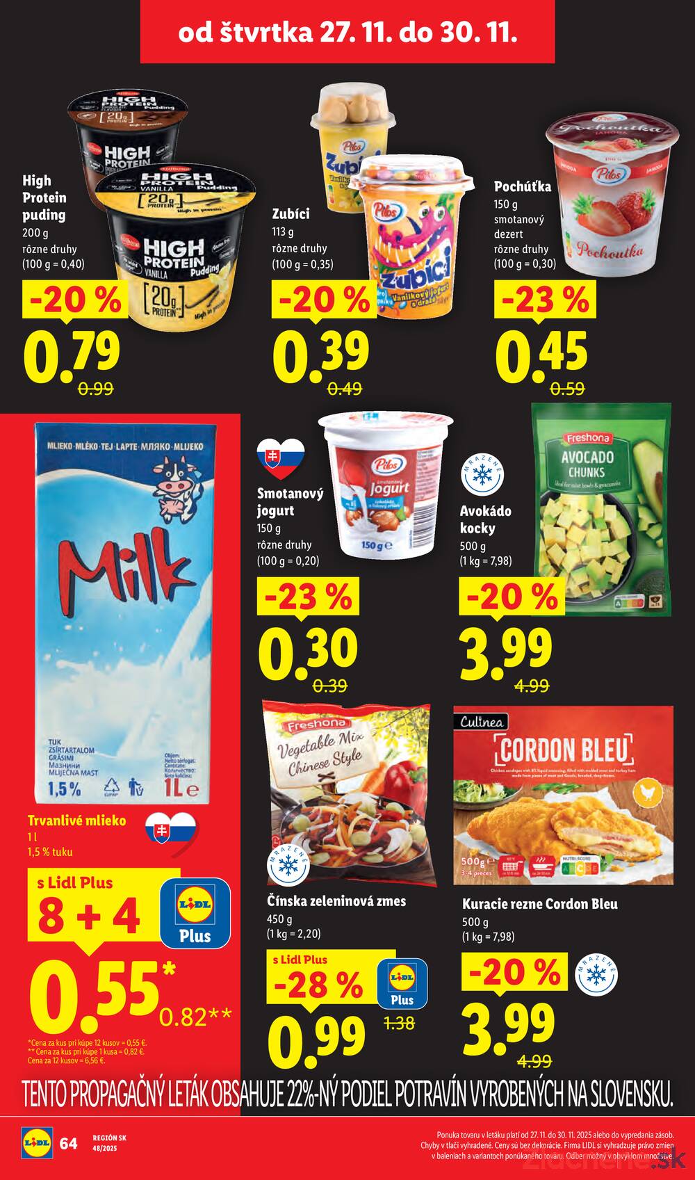Leták Lidl
		  platný do 30.11.2025 - strana 64