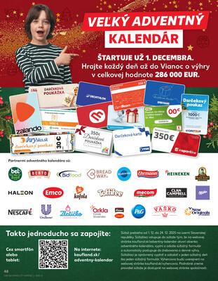 Kaufland 27.11. - 3.12. - Kaufland Púchov