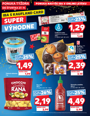 Kaufland 27.11. - 3.12. - Kaufland Piešťany