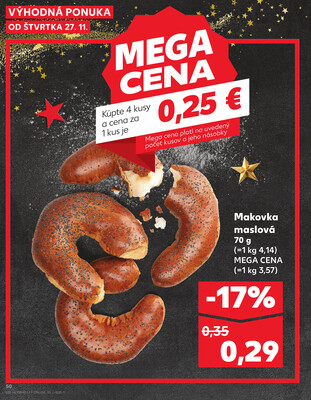 Kaufland 27.11. - 3.12. - Kaufland  Bratislava - Zahorska Bystrica