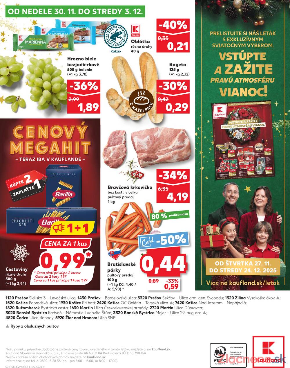 Leták Kaufland
		  platný do 3.12.2025 - strana 78