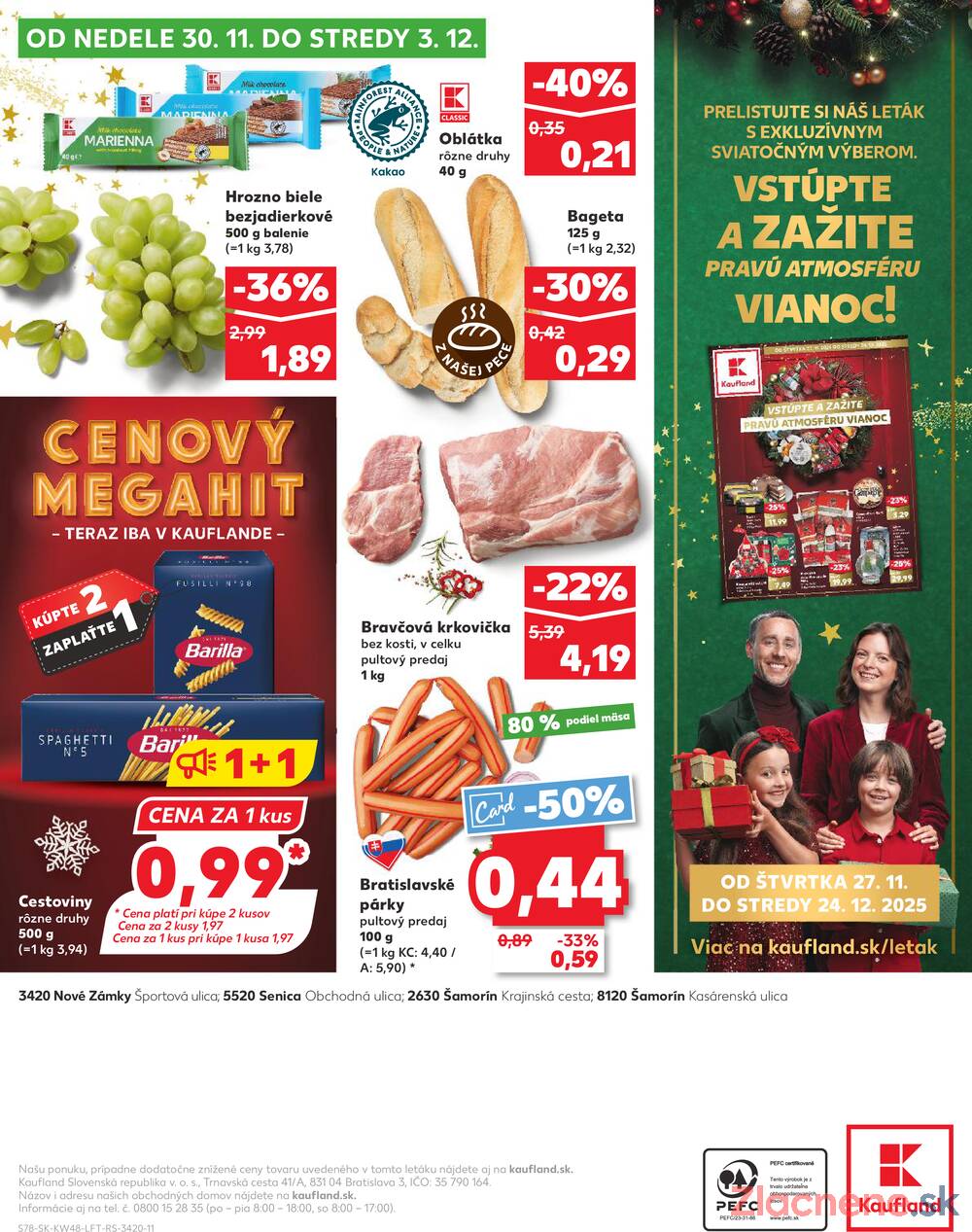 Leták Kaufland
platný do 3.12.2025 - strana 78