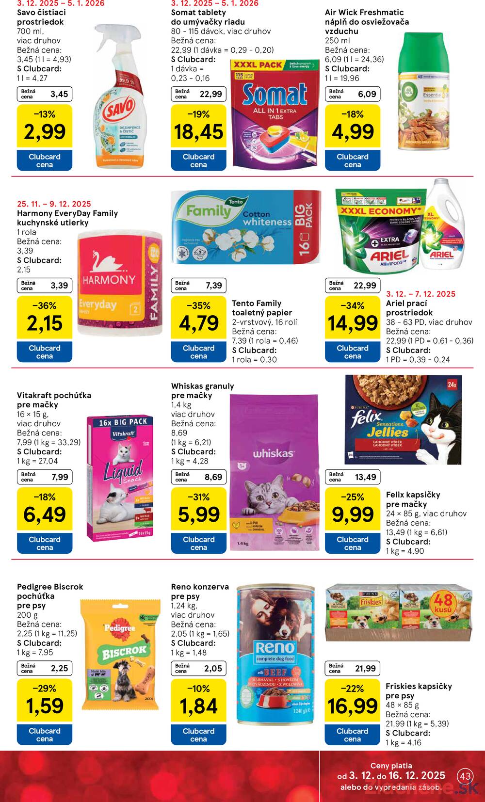 Leták Tesco
		  platný do 7.12.2025 - strana 43