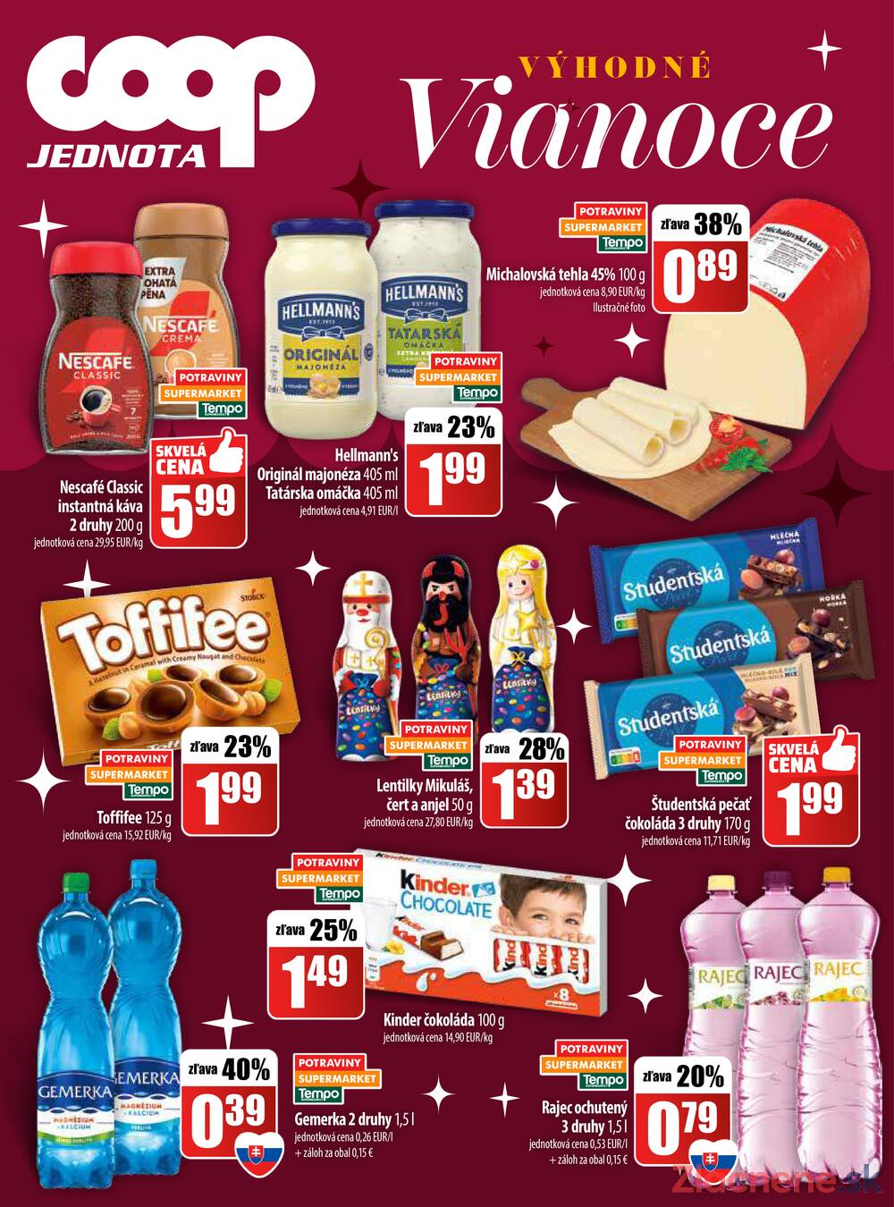 Leták COOP Jednota Slovensko - COOP do 10.12. - strana 32