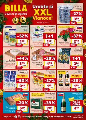 Billa od 10.12. do 16.12.2025