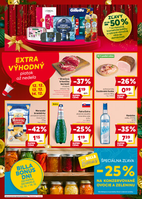 Billa od 10.12. do 16.12.2025
