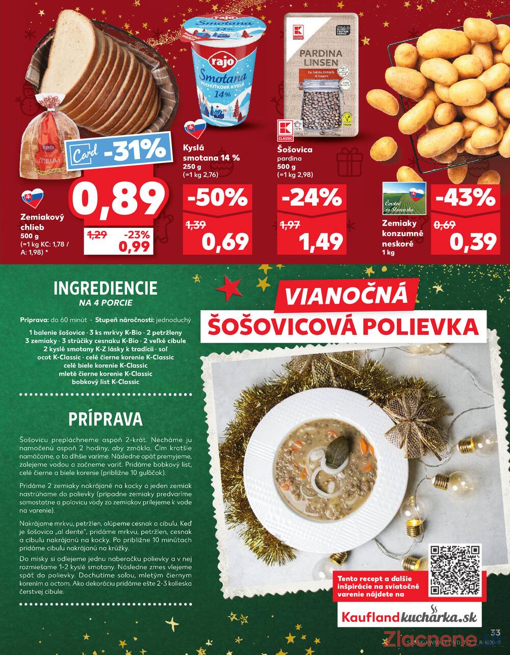 Leták Kaufland - Kaufland 11.12. - 17.12. - Kaufland Poprad - Jiřího Wolkera - strana 33 Leták Kaufland - Kaufland 11.12. - 17.12. - Kaufland Poprad - Jiřího Wolkera - strana 33