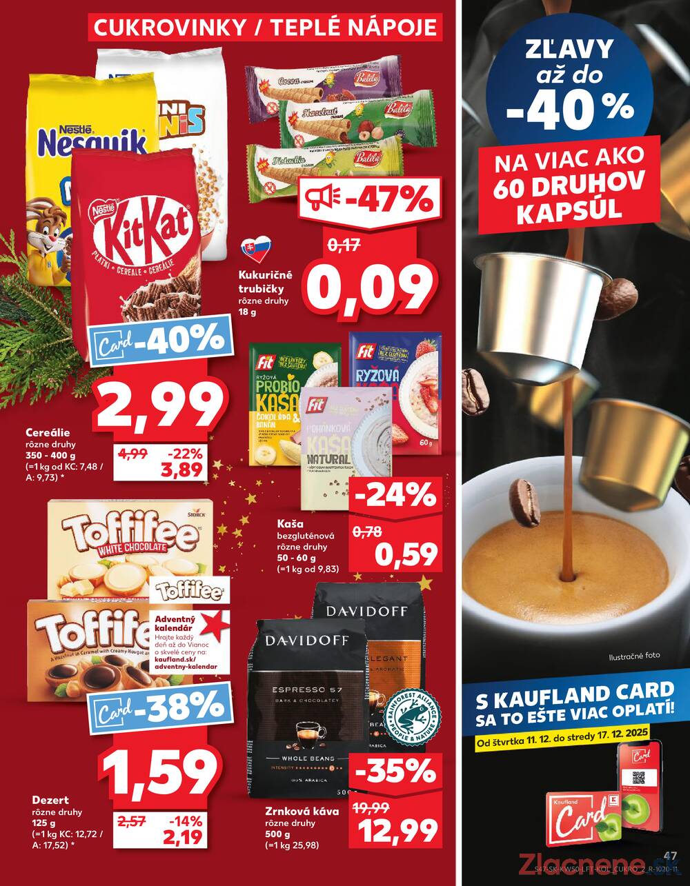 Leták Kaufland - Kaufland 11.12. - 17.12. - Kaufland  Bratislava - Zahorska Bystrica - strana 47