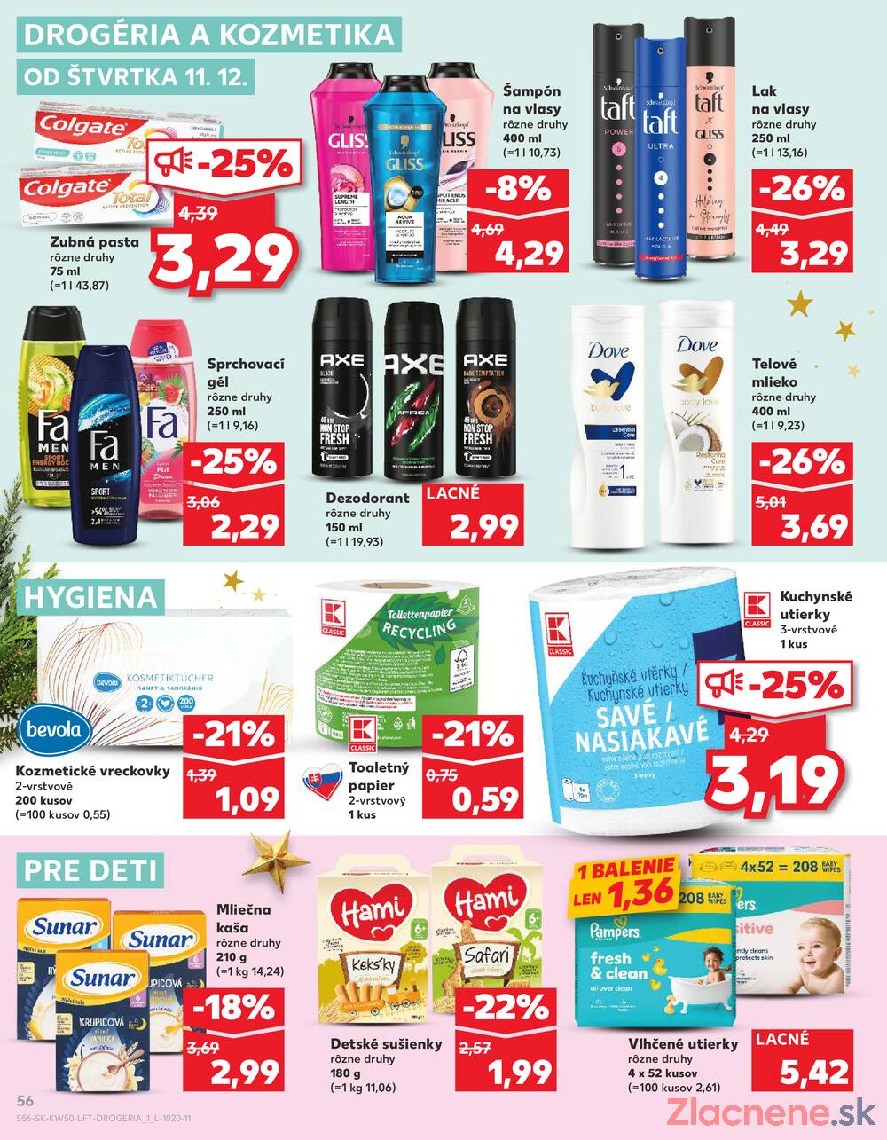 Leták Kaufland - Kaufland 11.12. - 17.12. - Kaufland  Bratislava - Zahorska Bystrica - strana 56