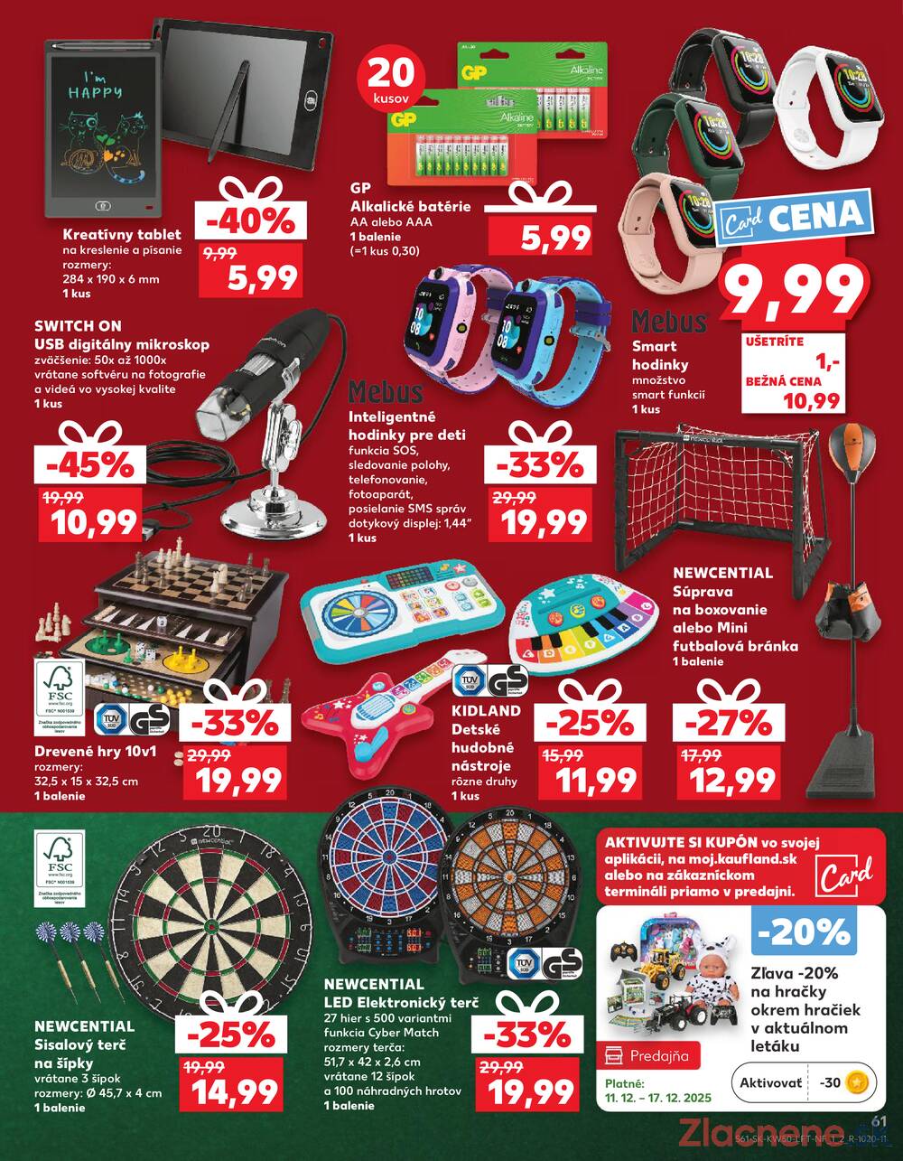 Leták Kaufland - Kaufland 11.12. - 17.12. - Kaufland  Bratislava - Zahorska Bystrica - strana 61