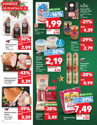 Kaufland 11.12. - 17.12. - Kaufland  Bratislava - Zahorska Bystrica