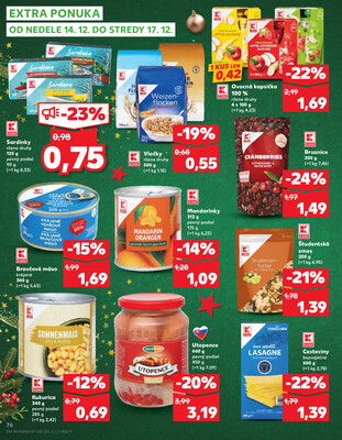 Kaufland 11.12. - 17.12. - Kaufland Bratislava Danubia – Panónska cesta