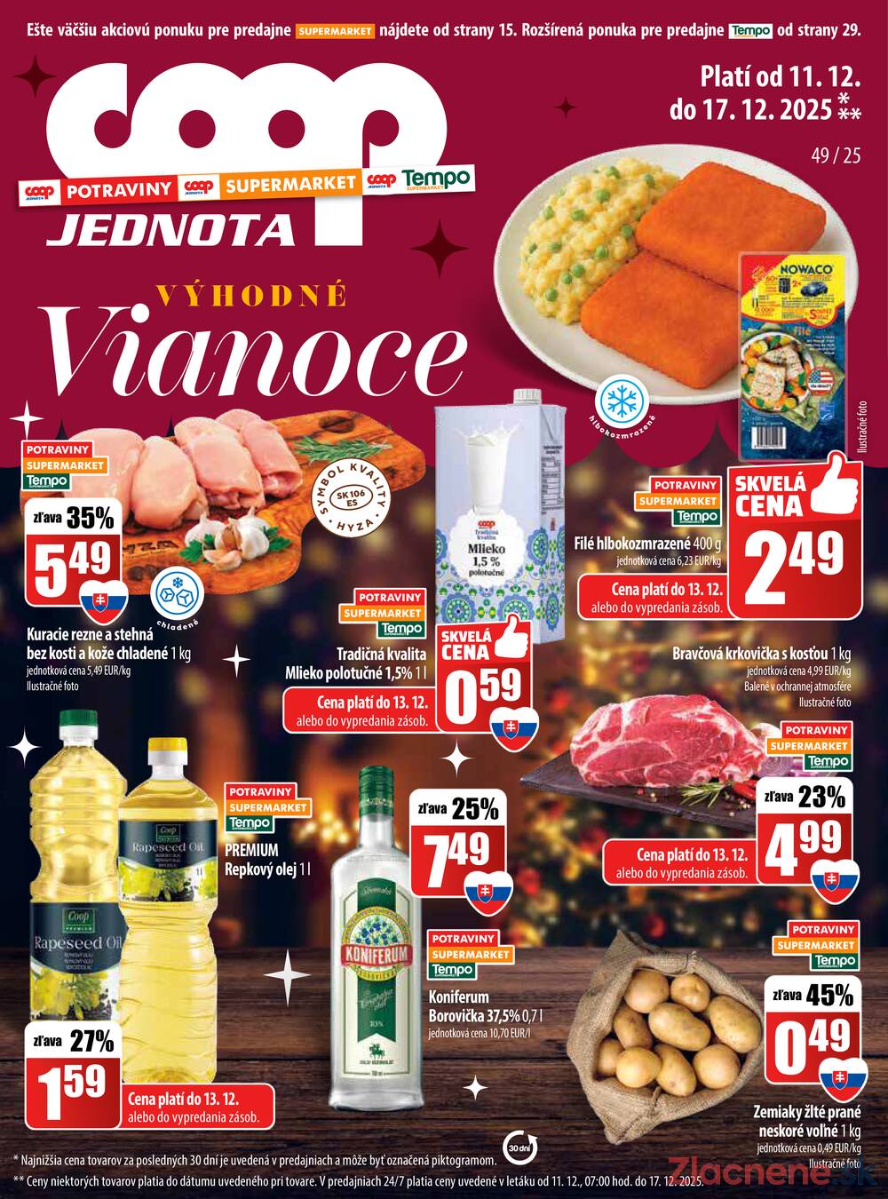 Leták COOP Jednota Slovensko - COOP do 17.12. - strana 1 Leták COOP Jednota Slovensko - COOP do 17.12. - strana 1