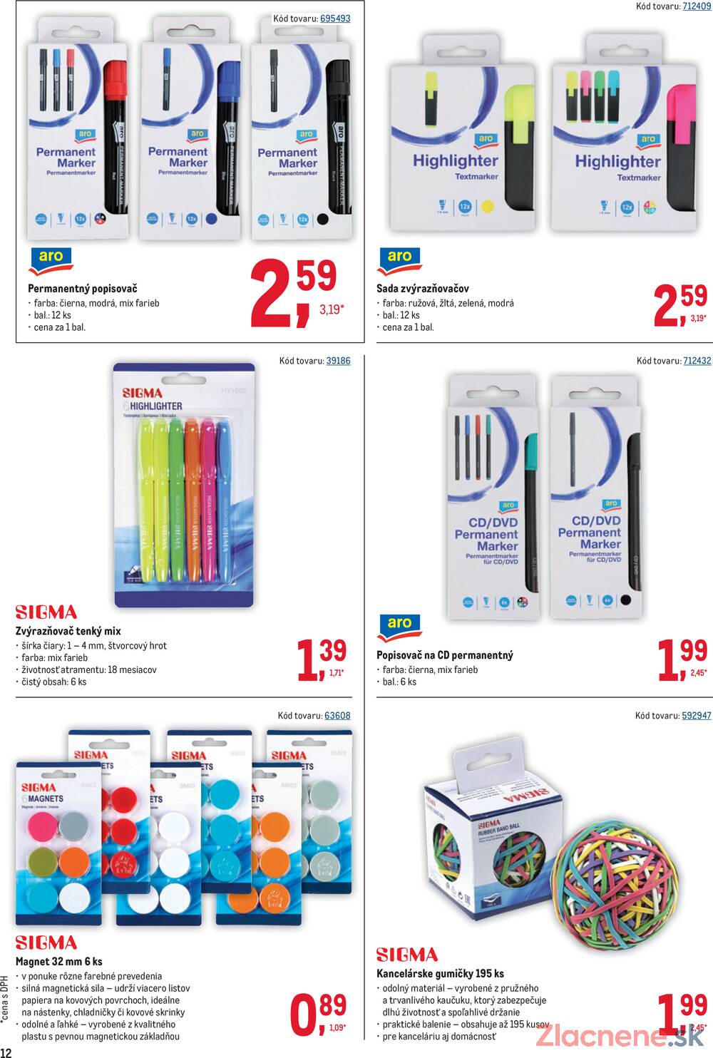 Leták METRO - Metro Kancelária do 13.1. - strana 12