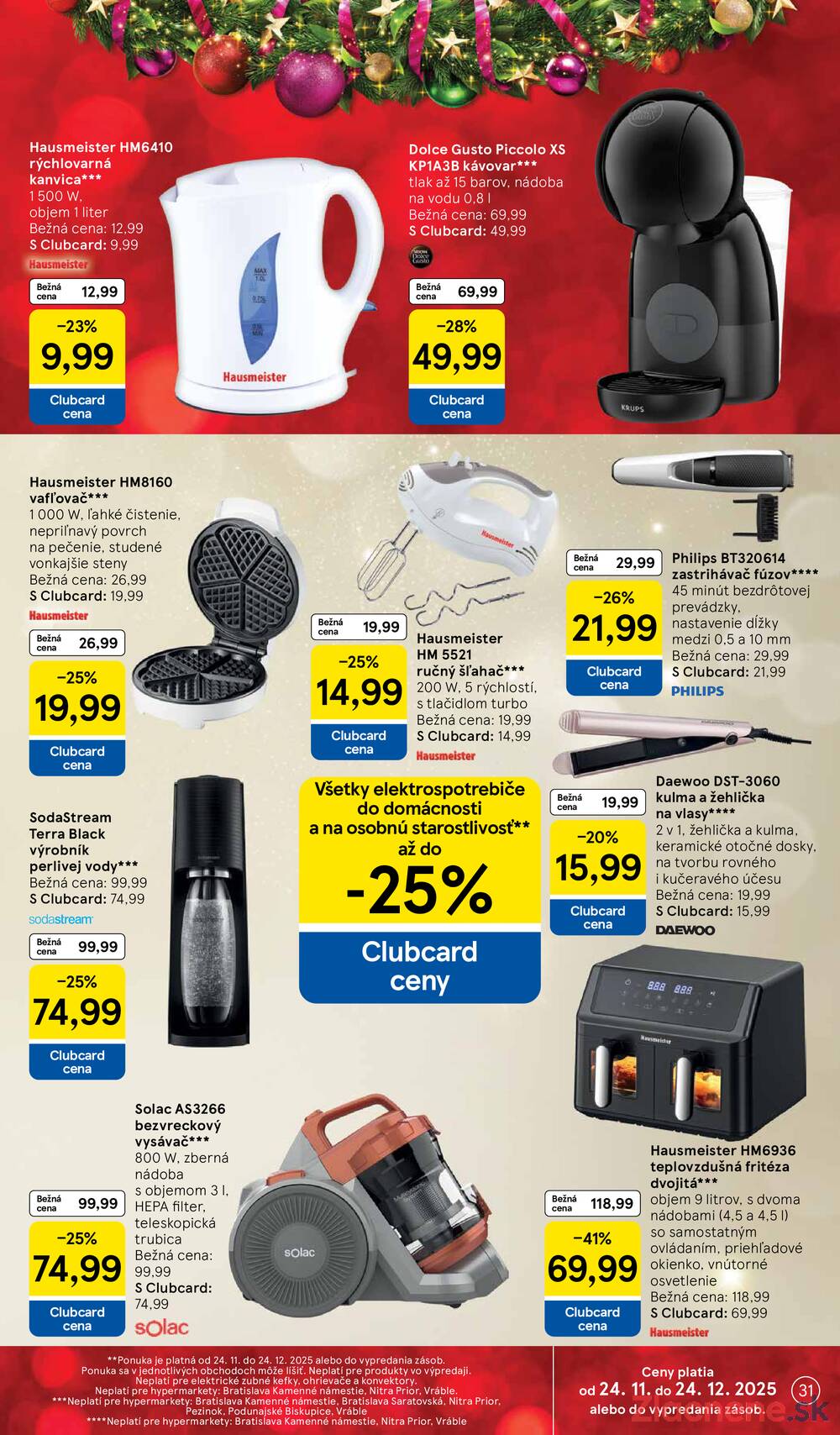 Leták Tesco - Tesco supermarkety od 17.12. do 24.12.2025 - strana 31