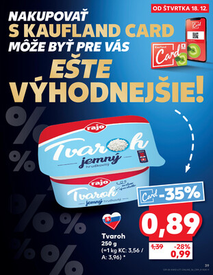 Kaufland 18.12. - 24.12. - Kaufland Bytča