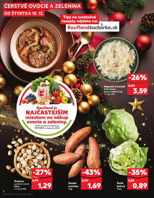 Kaufland 18.12. - 24.12. - Kaufland Hlohovec