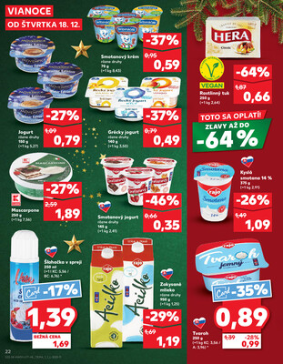 Kaufland 18.12. - 24.12. - Kaufland Hlohovec