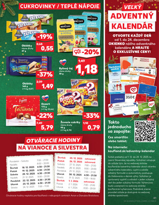 Kaufland 18.12. - 24.12. - Kaufland Zlaté Moravce