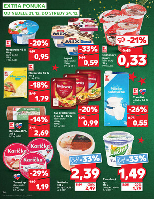 Kaufland 18.12. - 24.12. - Kaufland Zvolen Zapad-Teplicky