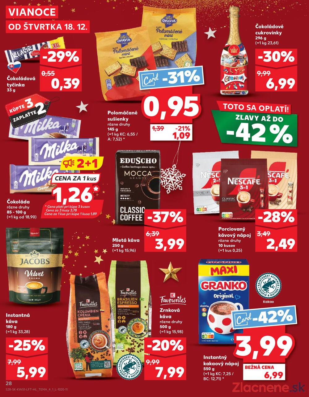 Leták Kaufland - Kaufland 18.12. - 24.12. - Kaufland Žiar nad Hronom - strana 28 Leták Kaufland - Kaufland 18.12. - 24.12. - Kaufland Žiar nad Hronom - strana 28