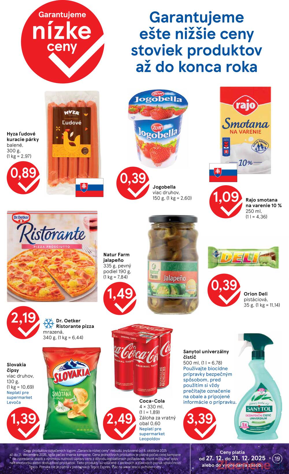 Leták Tesco - Tesco supermarkety od 27.12. do 31.12.2025 - strana 19