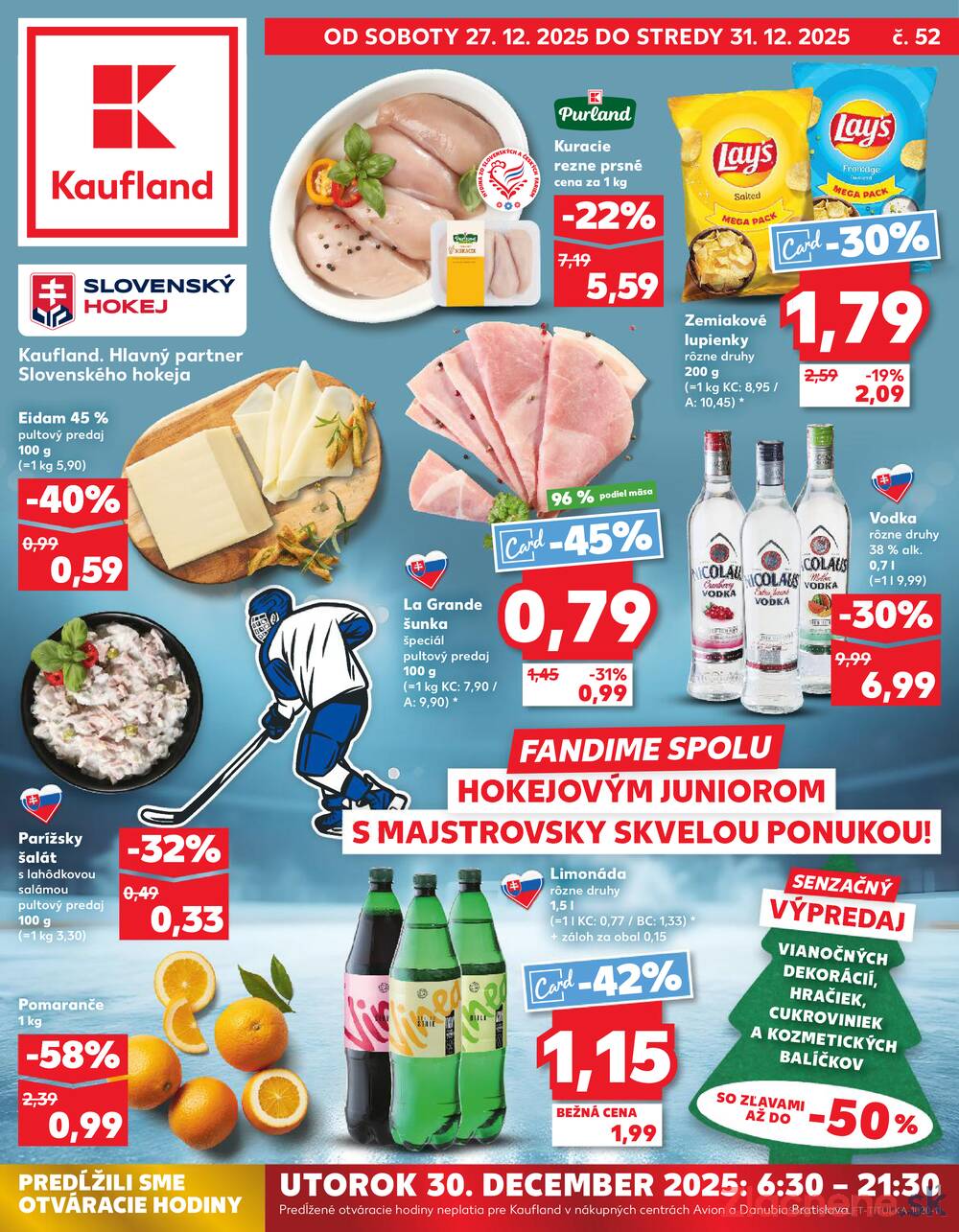 Leták Kaufland - Kaufland 27.12. - 31.12. - Kaufland Púchov - strana 1