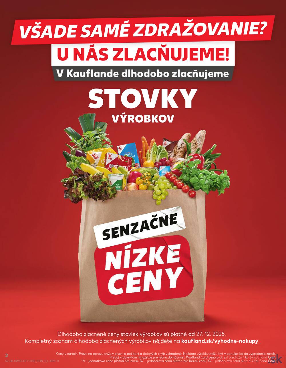 Leták Kaufland - Kaufland 27.12. - 31.12. - Bratislava-Patrónka - strana 2