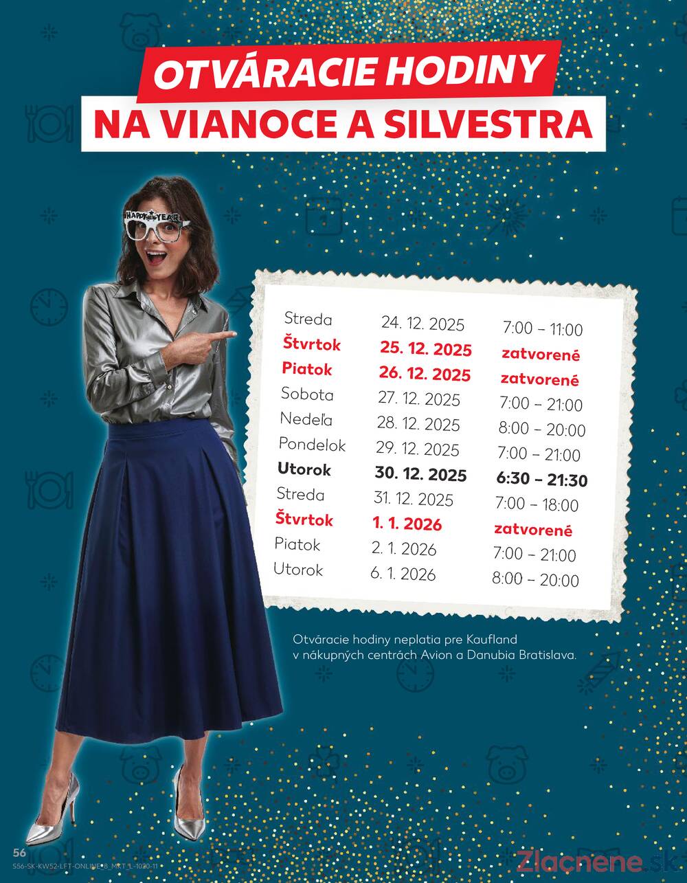 Leták Kaufland - Kaufland 27.12. - 31.12. - Kaufland Bratislava - Avion (Ivanská cesta) - strana 56