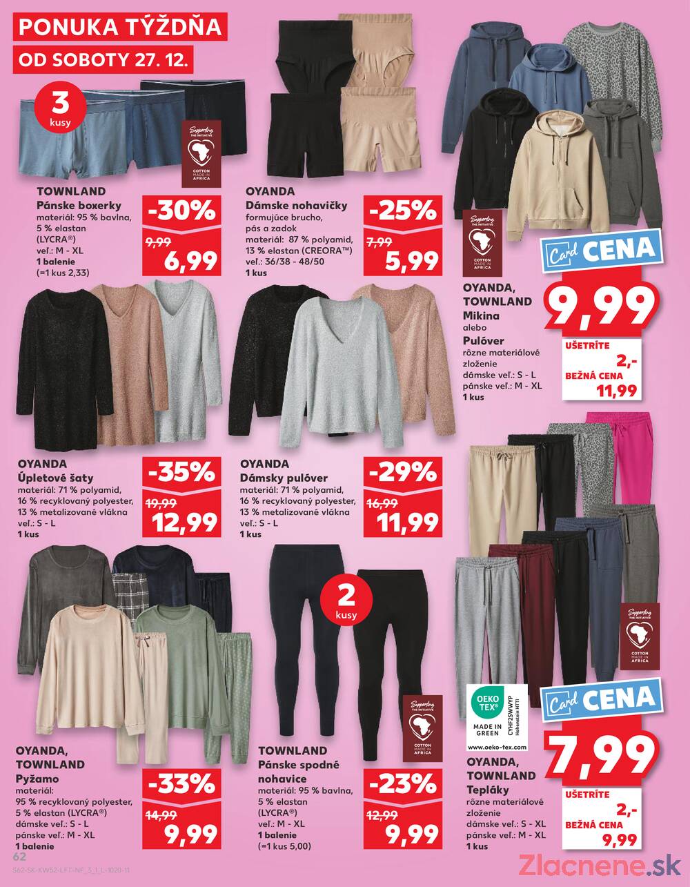 Leták Kaufland - Kaufland 27.12. - 31.12. - Kaufland Bratislava - Avion (Ivanská cesta) - strana 62