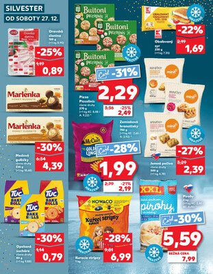 Kaufland 27.12. - 31.12. - Kaufland Bratislava - Avion (Ivanská cesta)