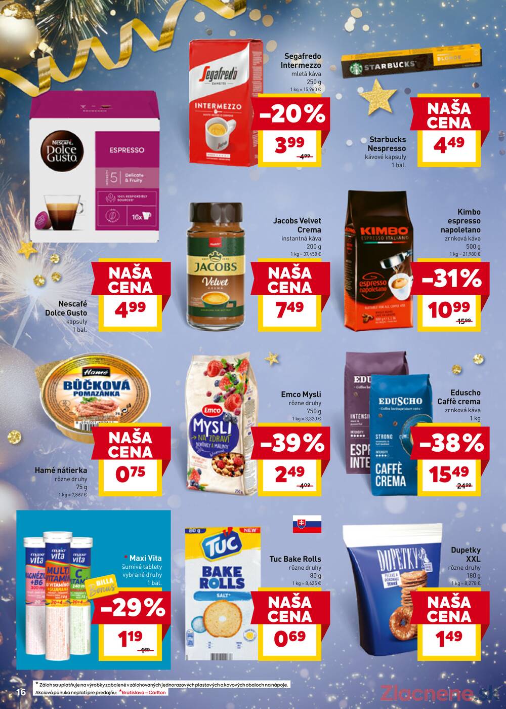 Leták BILLA - Billa od 27.12. do 31.12.2025 - strana 16