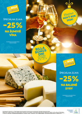 Billa od 27.12. do 31.12.2025