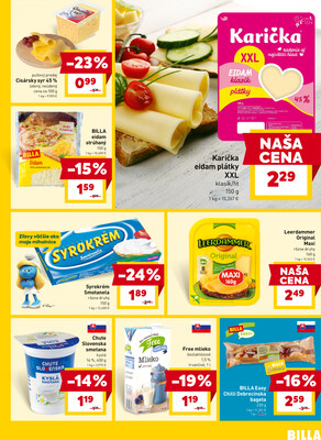 BILLA od 2.1. do 6.1.2026