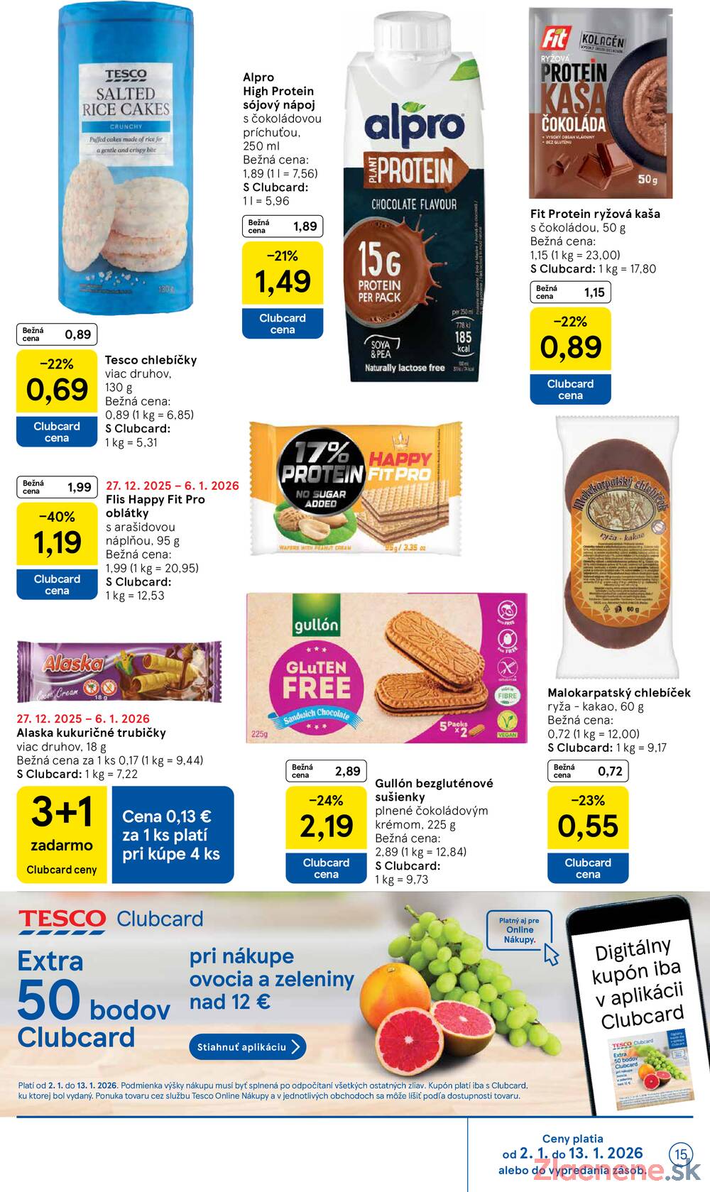 Leták Tesco - Tesco supermarkety od 2.1. do 6.1.2026 - strana 15