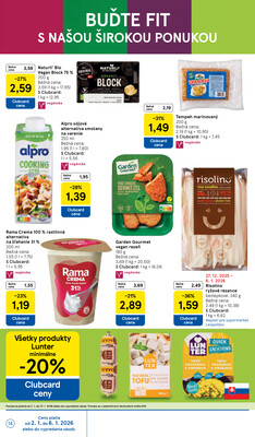 Tesco supermarkety od 2.1. do 6.1.2026