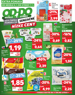 Kaufland 2.1. - 7.1. - Kaufland Rožňava