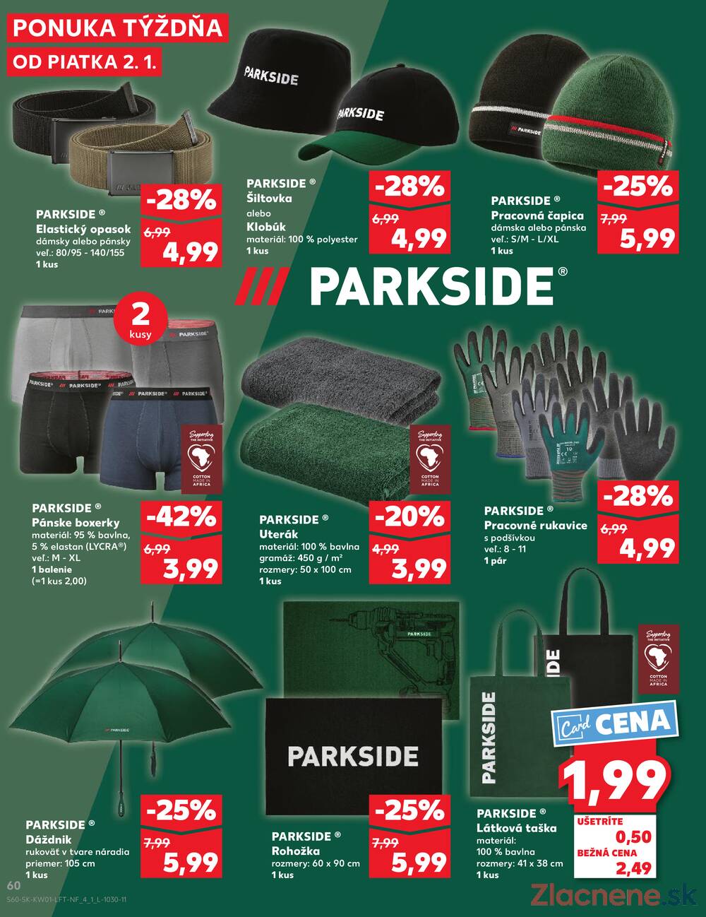 Leták Kaufland - Kaufland 2.1. - 7.1. - Kaufland Zlaté Moravce - strana 60 Leták Kaufland - Kaufland 2.1. - 7.1. - Kaufland Zlaté Moravce - strana 60