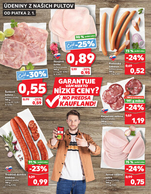 Kaufland 2.1. - 7.1. - Kaufland Zlaté Moravce
