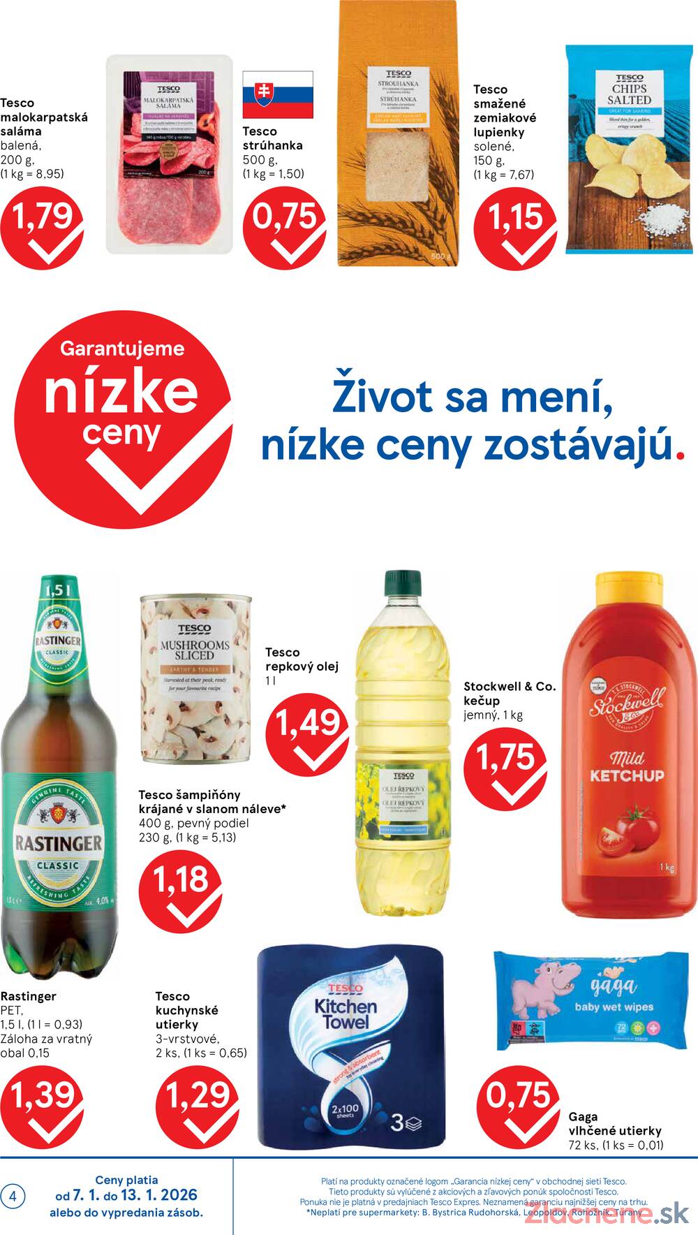 Leták Tesco - Tesco supermarkety od 7.1. do 13.1.2026 - strana 4