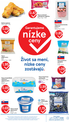 Tesco supermarkety od 7.1. do 13.1.2026