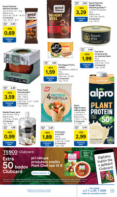 Tesco supermarkety od 7.1. do 13.1.2026