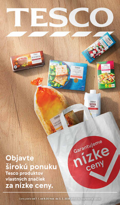 Leták Tesco katalog Brand 7.1. - 3.2.