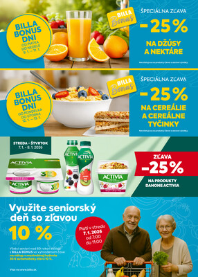 BILLA od 7.1. do 13.1.2026