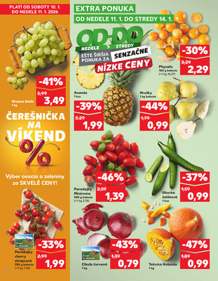 Kaufland 8.1. - 14.1. - Kaufland Bardejov