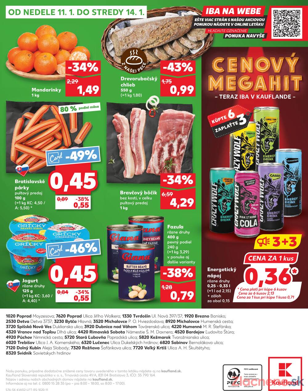 Leták Kaufland - Kaufland 8.1. - 14.1. - Kaufland Poprad - Jiřího Wolkera - strana 76