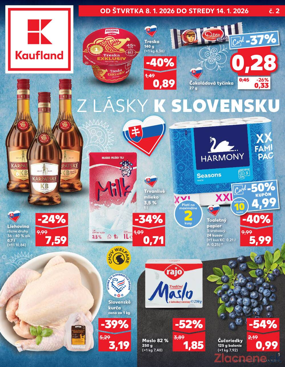 Leták Kaufland - Kaufland 8.1. - 14.1. - Kaufland Veľký Meder - strana 1