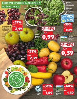 Kaufland 8.1. - 14.1. - Kaufland Veľký Meder