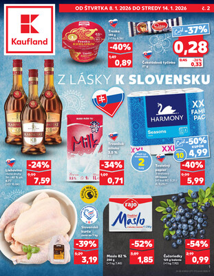 Leták Kaufland 8.1. - 14.1. - Kaufland Piešťany
